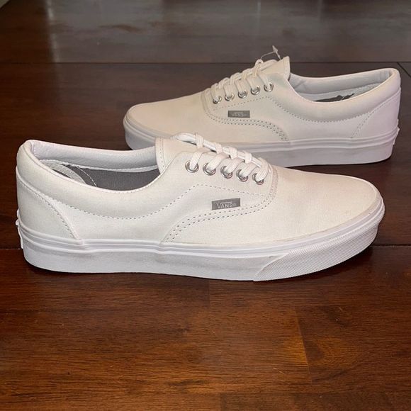 Vans Other - Vans Era True White Canvas Skate Shoes